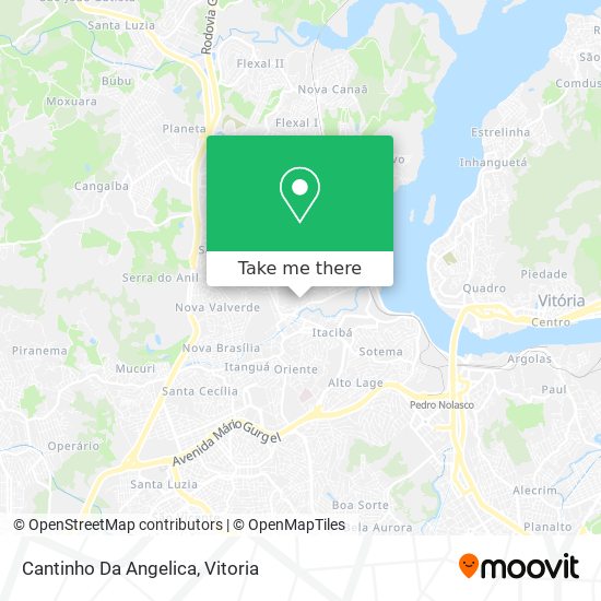 Cantinho Da Angelica map