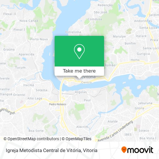 Igreja Metodista Central de Vitória map