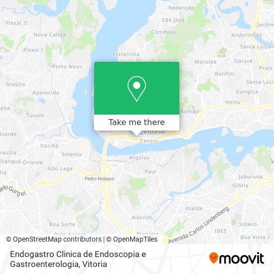 Endogastro Clinica de Endoscopia e Gastroenterologia map