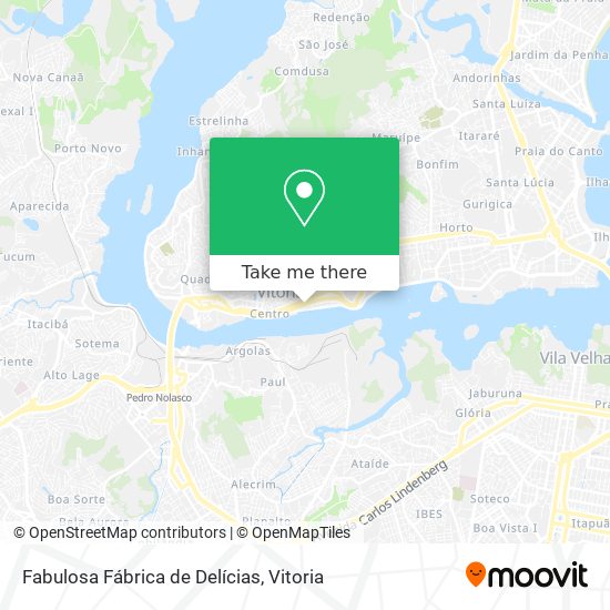 Fabulosa Fábrica de Delícias map
