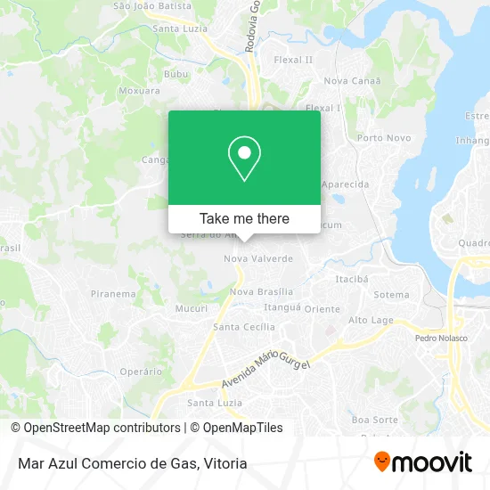 Mar Azul Comercio de Gas map