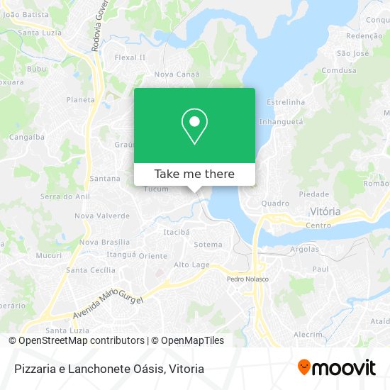 Pizzaria e Lanchonete Oásis map