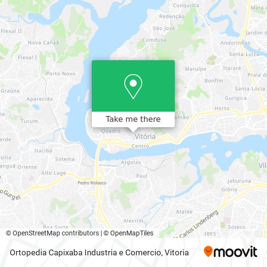 Ortopedia Capixaba Industria e Comercio map
