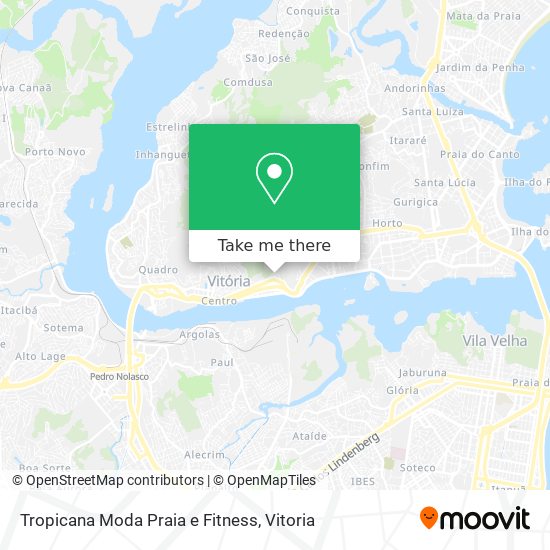 Mapa Tropicana Moda Praia e Fitness