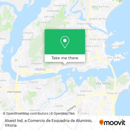 Aluest Ind. e Comercio de Esquadria de Aluminio map