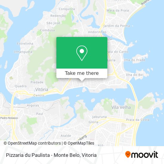 Mapa Pizzaria du Paulista - Monte Belo