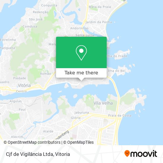 Cjf de Vigilância Ltda map