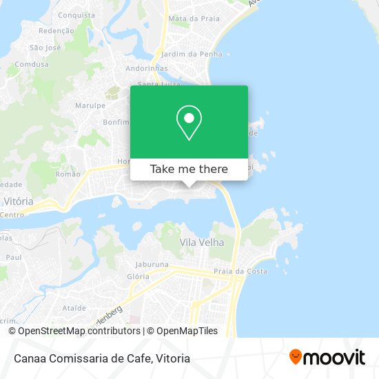 Canaa Comissaria de Cafe map