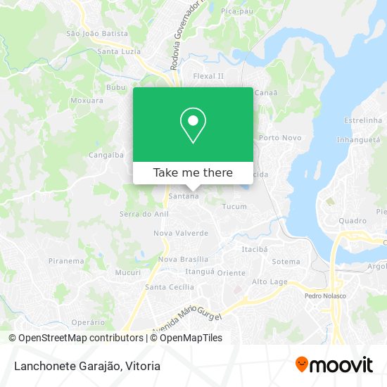 Lanchonete Garajão map