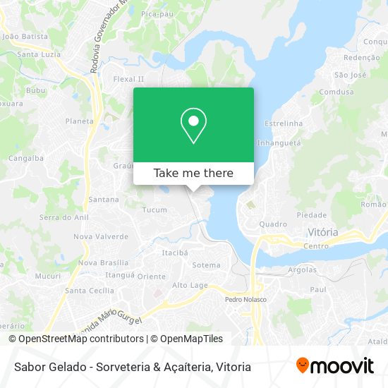 Sabor Gelado - Sorveteria & Açaíteria map