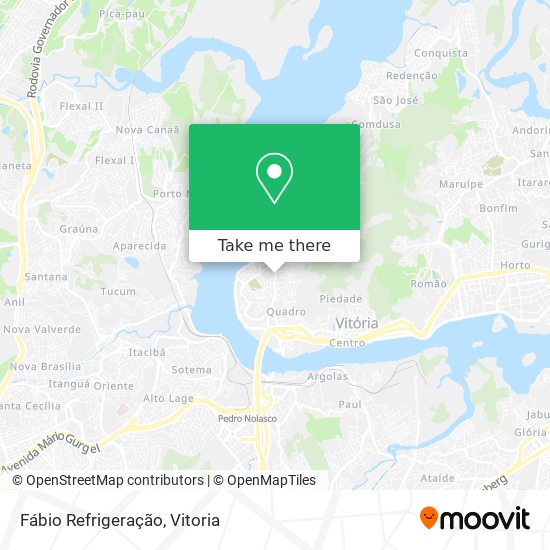 Fábio Refrigeração map