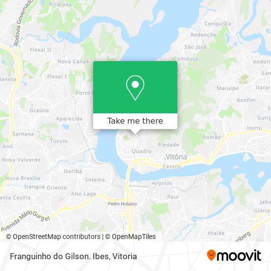 Franguinho do Gilson. Ibes map