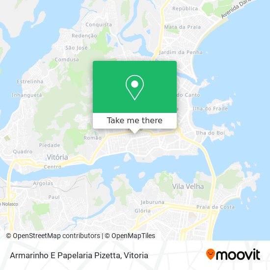 Armarinho E Papelaria Pizetta map