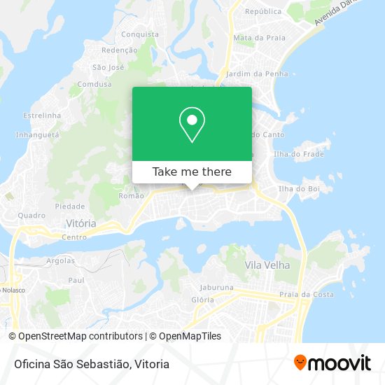 Oficina São Sebastião map
