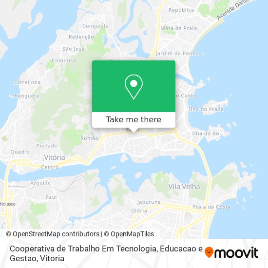 Mapa Cooperativa de Trabalho Em Tecnologia, Educacao e Gestao