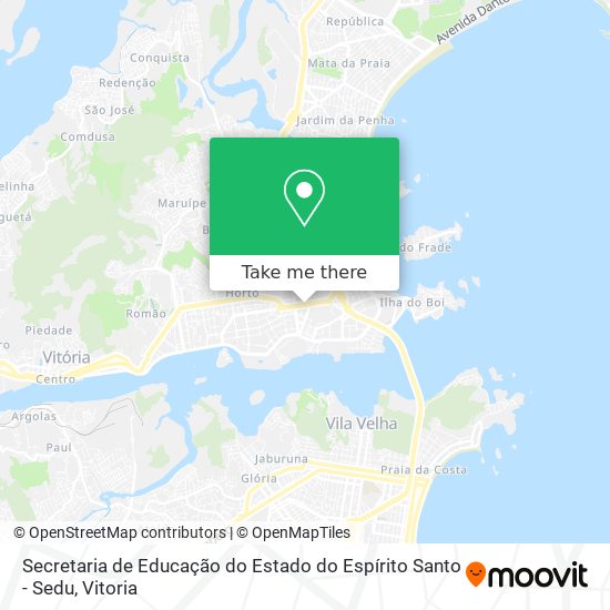 Secretaria de Educação do Estado do Espírito Santo - Sedu map