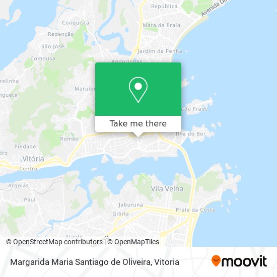 Margarida Maria Santiago de Oliveira map