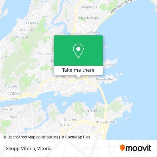 Shopp Vitória map