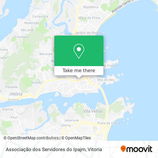 Associação dos Servidores do Ipajm map