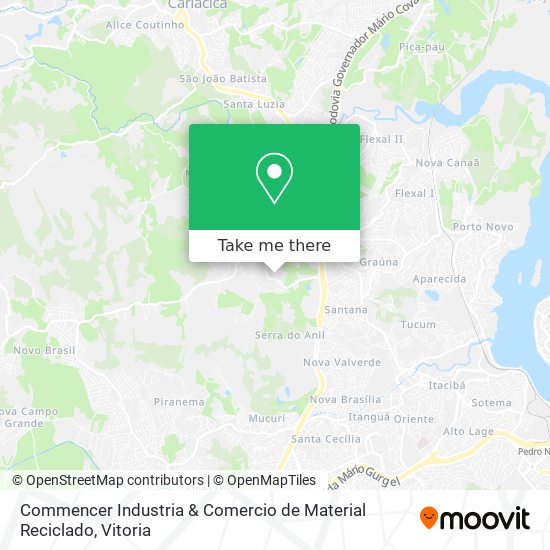 Commencer Industria & Comercio de Material Reciclado map