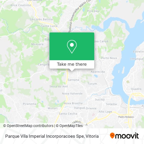 Parque Vila Imperial Incorporacoes Spe map