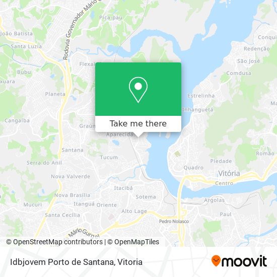 Idbjovem Porto de Santana map