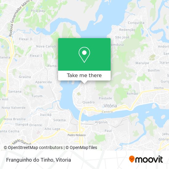 Franguinho do Tinho map