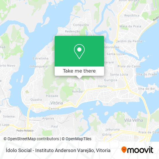 Ídolo Social - Instituto Anderson Varejão map