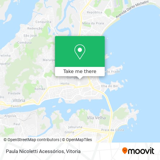 Paula Nicoletti Acessórios map