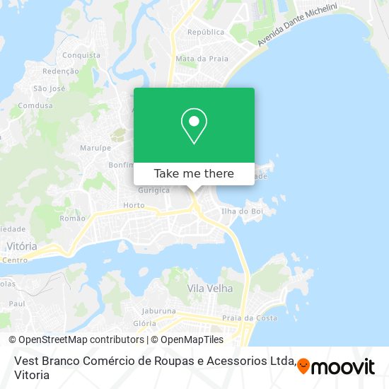 Vest Branco Comércio de Roupas e Acessorios Ltda map