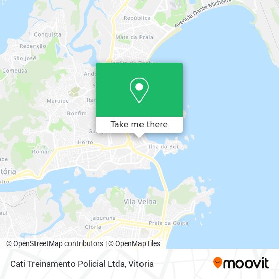 Cati Treinamento Policial Ltda map