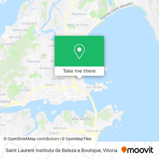 Saint Laurent Instituto de Beleza e Boutique map