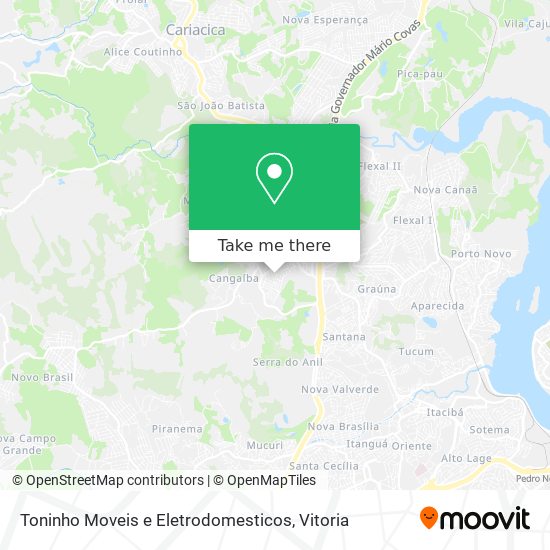 Toninho Moveis e Eletrodomesticos map