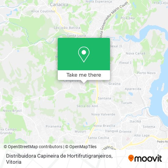 Distribuidora Capineira de Hortifrutigranjeiros map