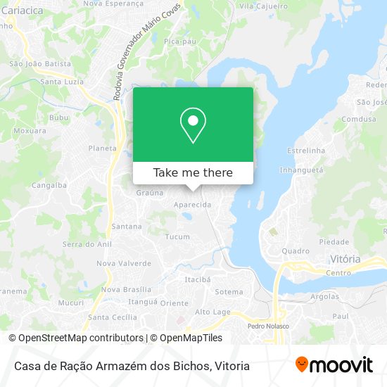 Casa de Ração Armazém dos Bichos map