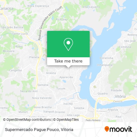 Supermercado Pague Pouco map