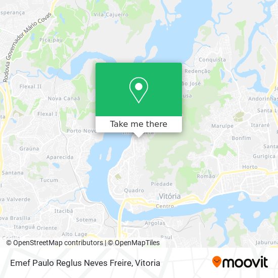Emef Paulo Reglus Neves Freire map