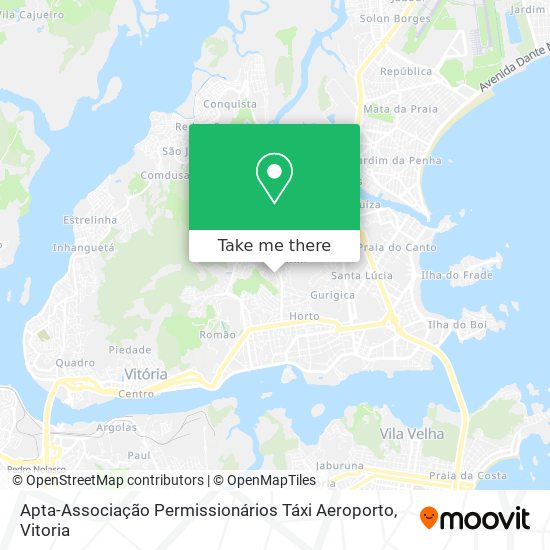 Mapa Apta-Associação Permissionários Táxi Aeroporto