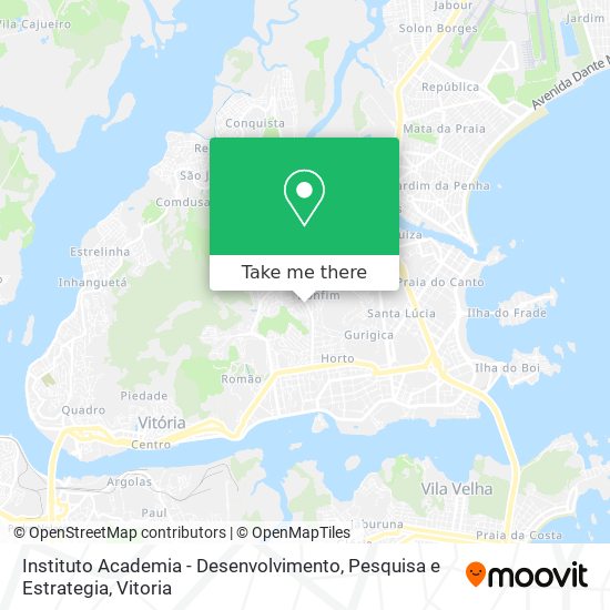 Instituto Academia - Desenvolvimento, Pesquisa e Estrategia map