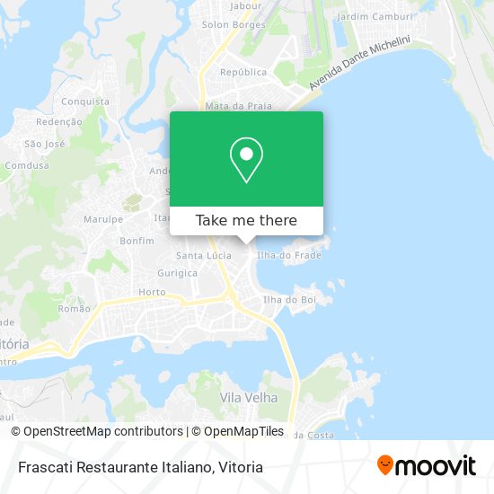 Mapa Frascati Restaurante Italiano