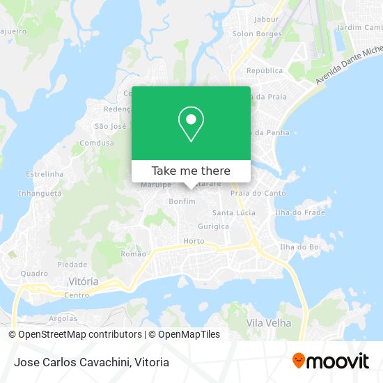 Jose Carlos Cavachini map