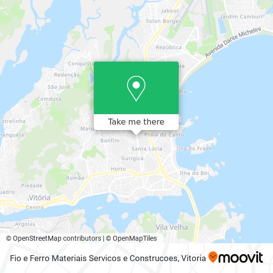 Fio e Ferro Materiais Servicos e Construcoes map