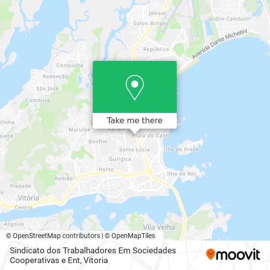 Sindicato dos Trabalhadores Em Sociedades Cooperativas e Ent map