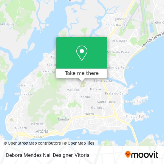 Debora Mendes Nail Designer map