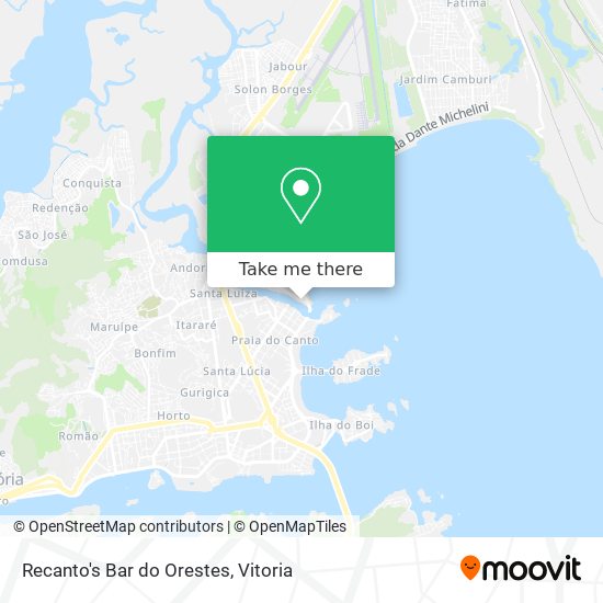 Recanto's Bar do Orestes map