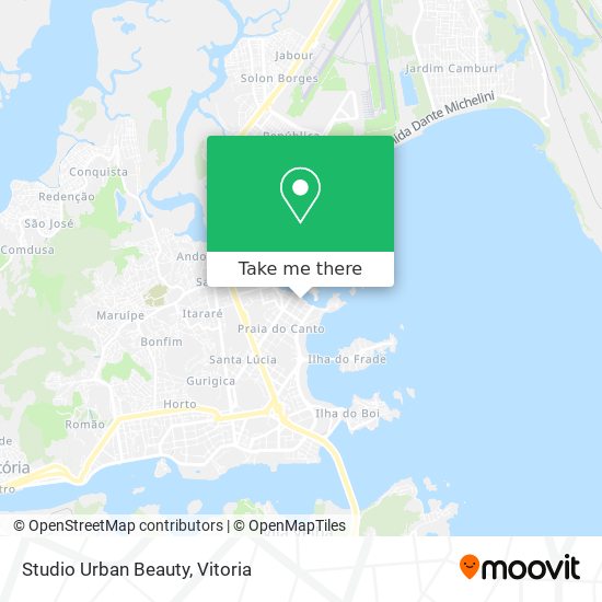 Studio Urban Beauty map