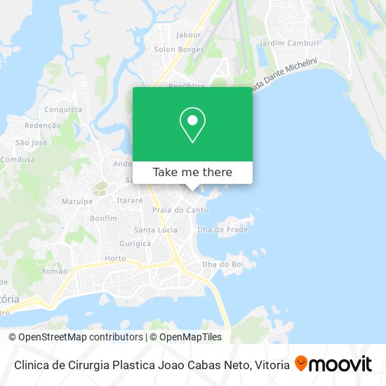 Clinica de Cirurgia Plastica Joao Cabas Neto map
