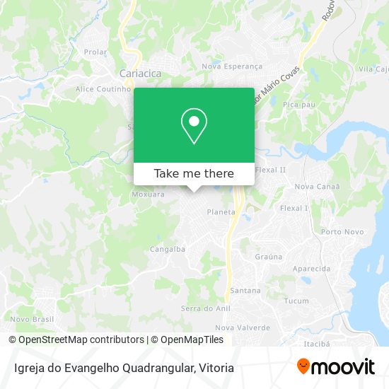 Igreja do Evangelho Quadrangular map