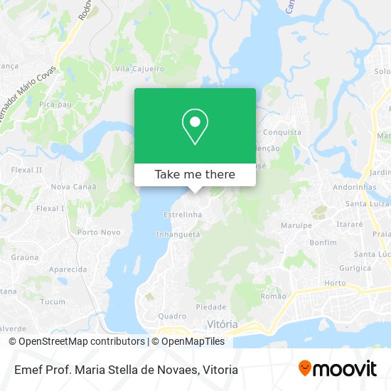 Emef Prof. Maria Stella de Novaes map