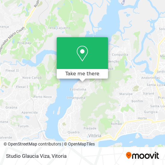 Studio Glaucia Viza map